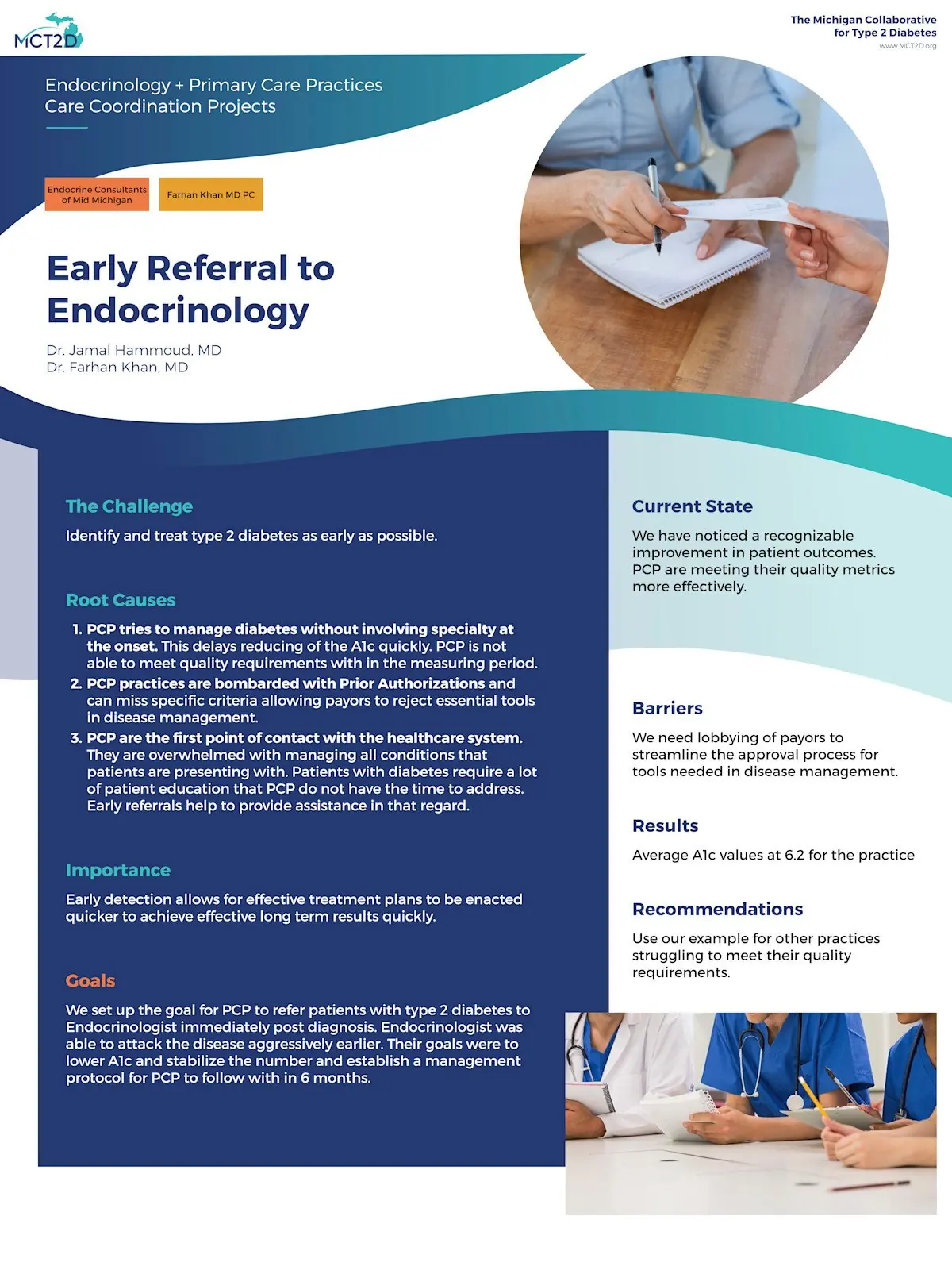 Early Referral to Endocrinology