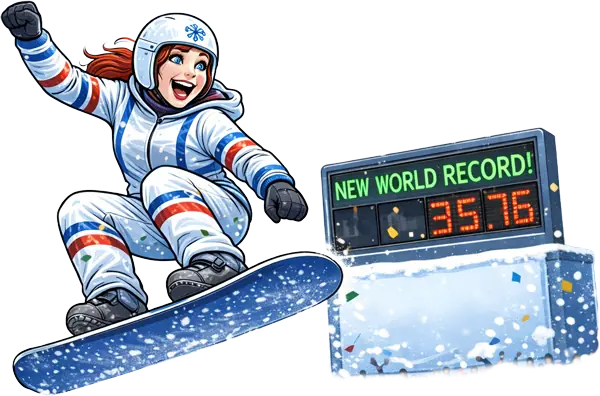 Snowboard Record