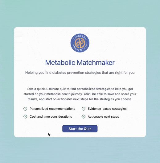 Metabolic Matchmaker