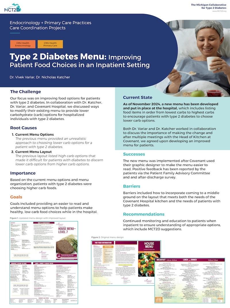 Methodist Inpatient Menu MCT2D | Endocrinology Care Coordination QI: Type 2 Diabetes Menu ...